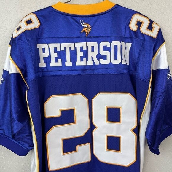 Reebok Onfield NFL Minnesota Vikings Adrian Peterson #28 Jersey Size 52 - Picture 8 of 8